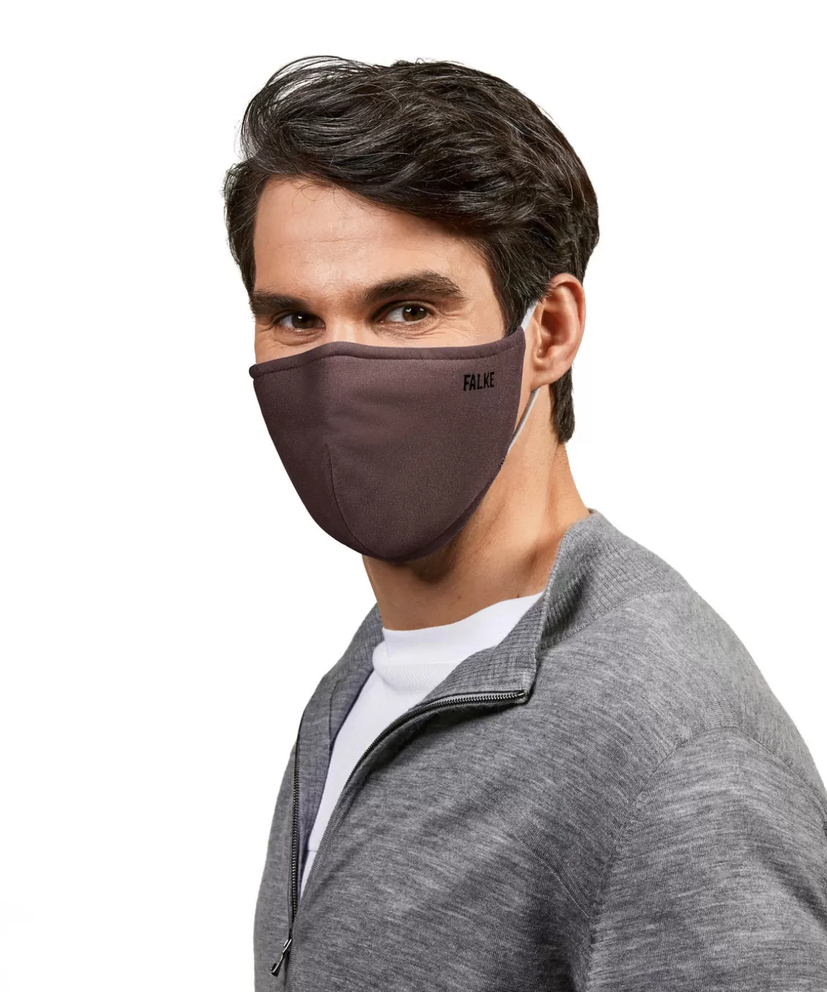 FALKE Kleding Accessoires>1-Pack Unisex Mondneusmasker Brown-5310