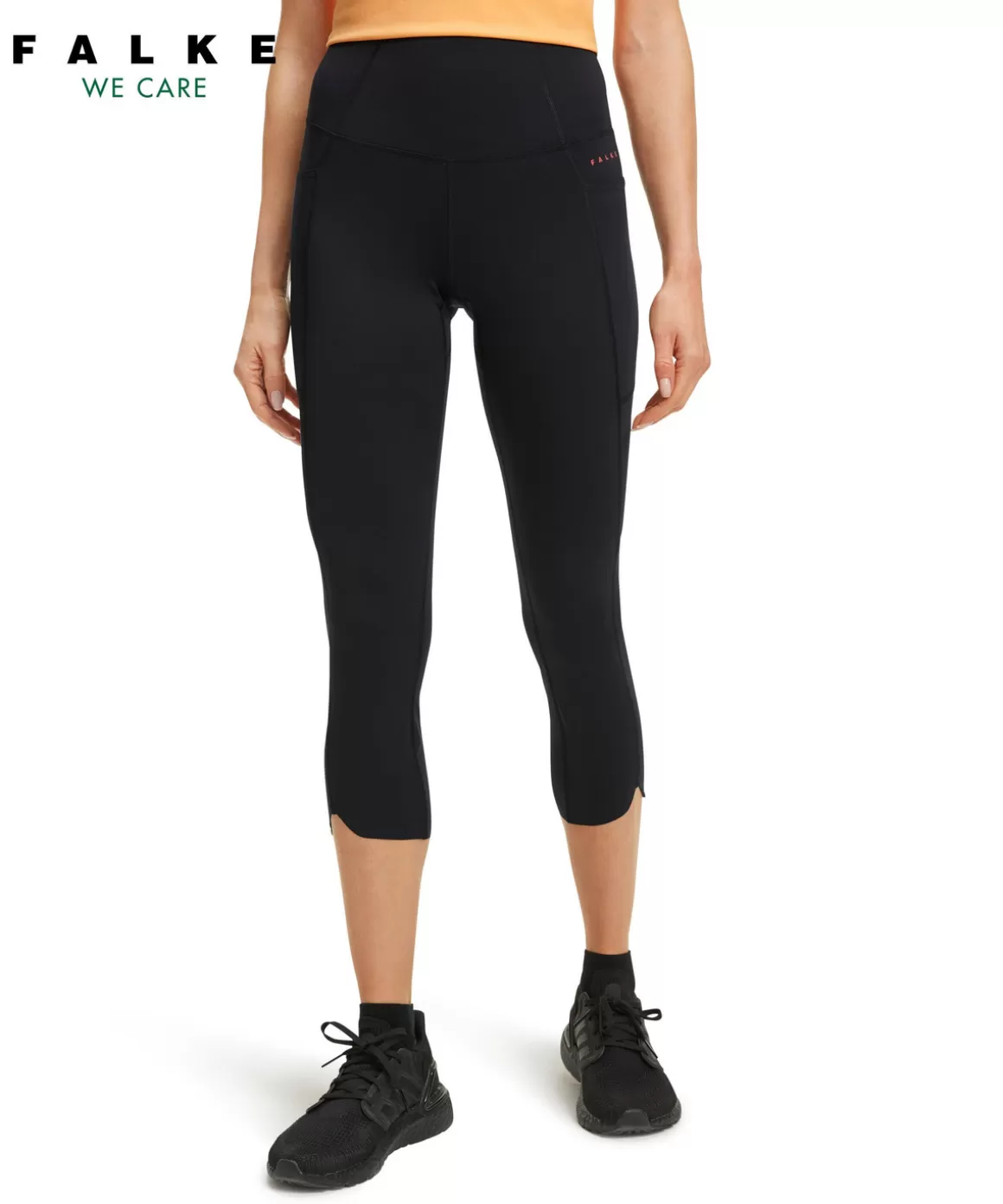 FALKE Broeken>Core Sports Tights 7/8 Dames 3/4 Tights Black-3000