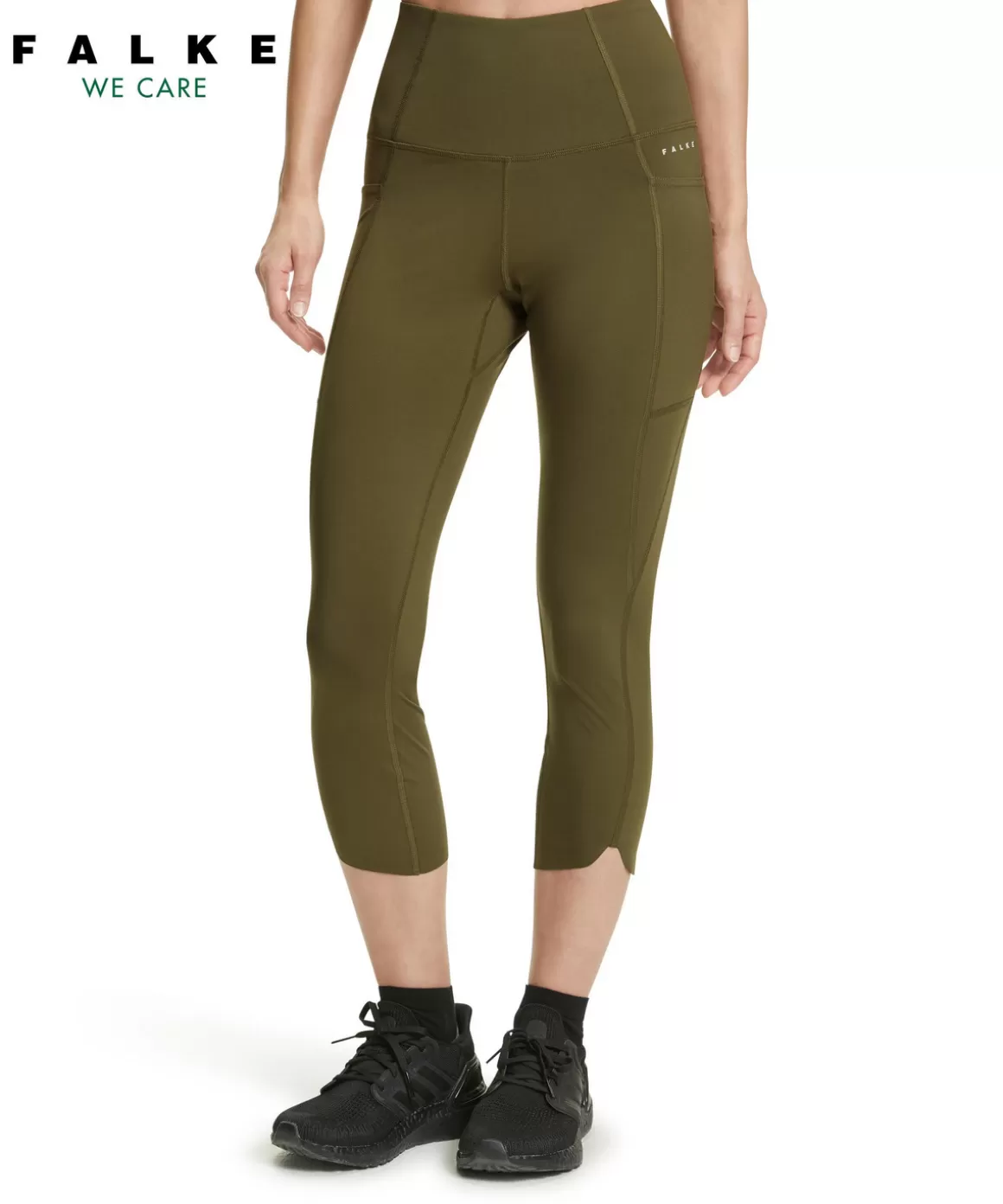 FALKE Broeken>Core Sports Tights 7/8 Dames 3/4 Tights Herb-7754