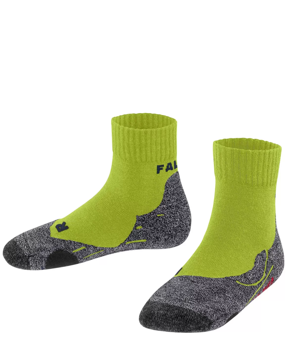 FALKE Hardlopen & Wandelen Sokken>Tk2 Short Kinderen Trekking Korte Sok Lime-7601